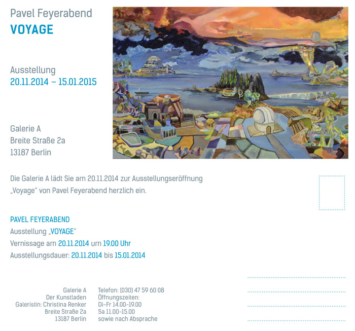 Pavel Feyerabend: Voyage 2014